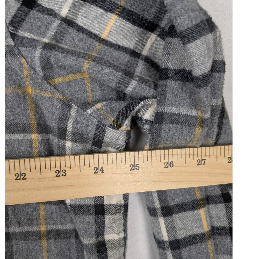 LL Bean Flannel Shirt Mens XL Regular Plaid Button Down Long Sleeve 100% Cotton - Picture 7 of 10